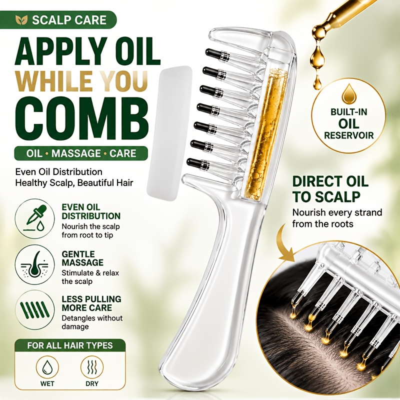 Root Stimulator Liquid - หวีสำหรับทาเซรั่มบำรุงหนังศีรษะ ช่วยส่งสารบำรุงไปยังรากผมอย่างรวดเร็ว พร้อมที่จับขนาด 4 มล. สำหรับนวดหนังศีรษะ
