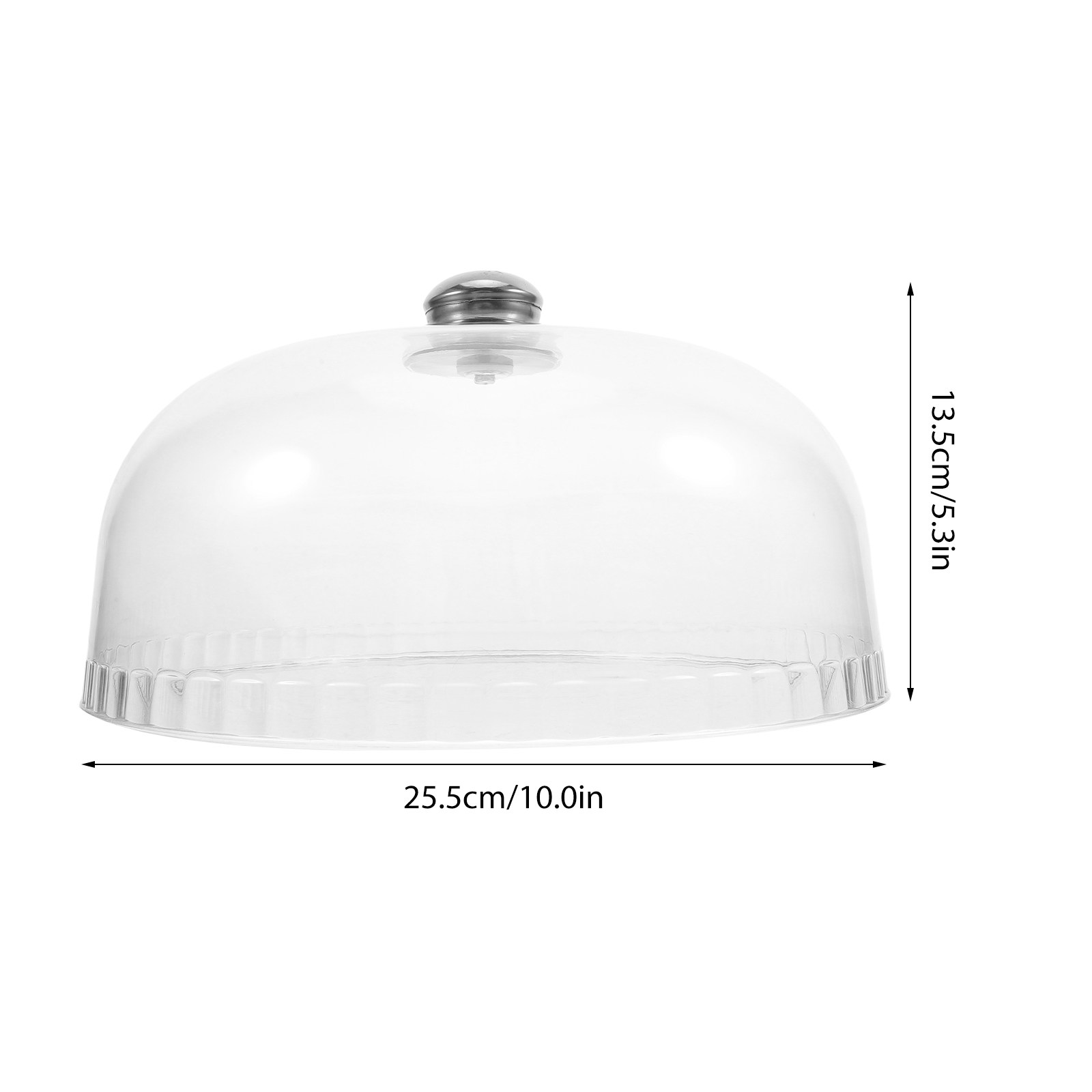 ฝาครอบเค้กอะคริลิกใสทรงกลมสำหร - Plastic Dome Clear บทวิจารณ์และราคา