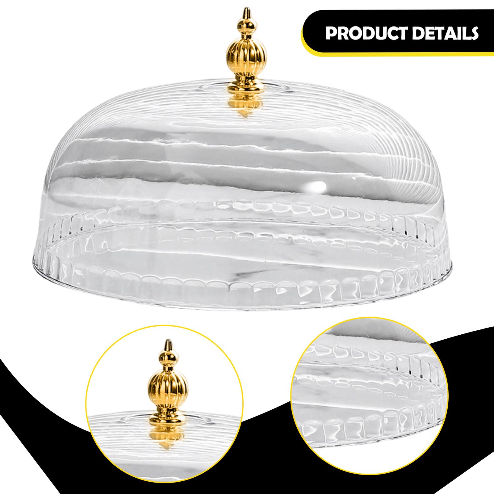 ฝาครอบโดมใสสำหรับโชว์ขนมอบ ฝาค - Plastic Dome Clear บทวิจารณ์และราคา
