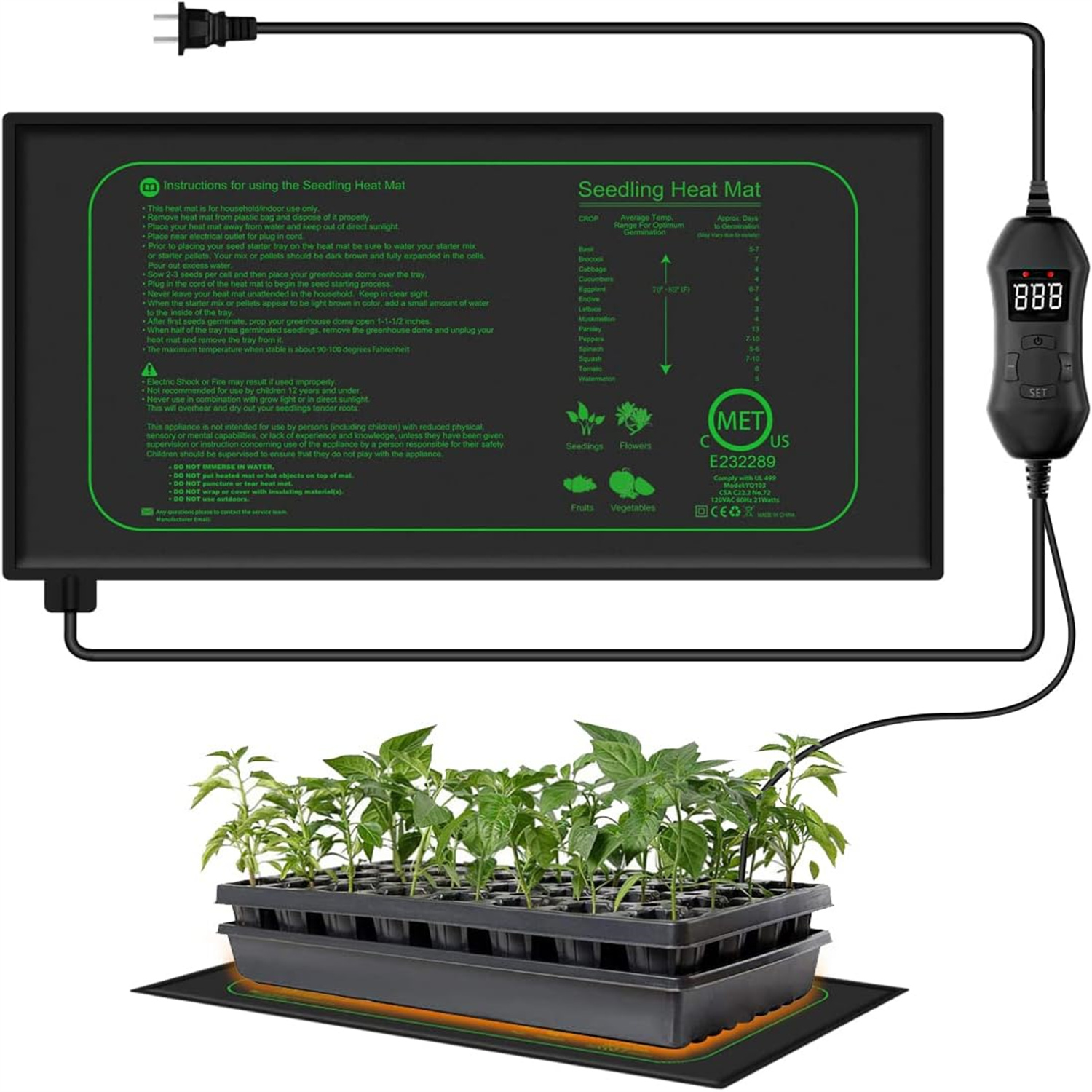 ต้นกล้าความร้อนพร้อมเทอร์โมดิจ - Rooting Gel Clone บทวิจารณ์และราคา