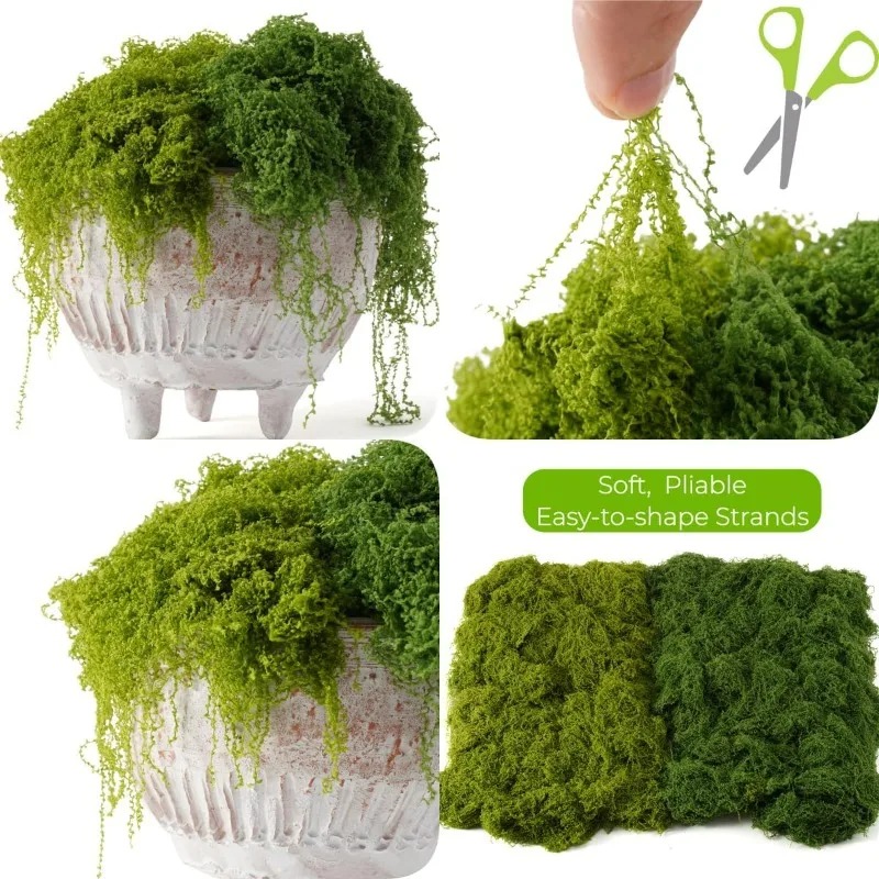 หญ้ามอสปลอม DIY 50/300 กรัม พร - Sphagnum Moss Dry บทวิจารณ์และราคา