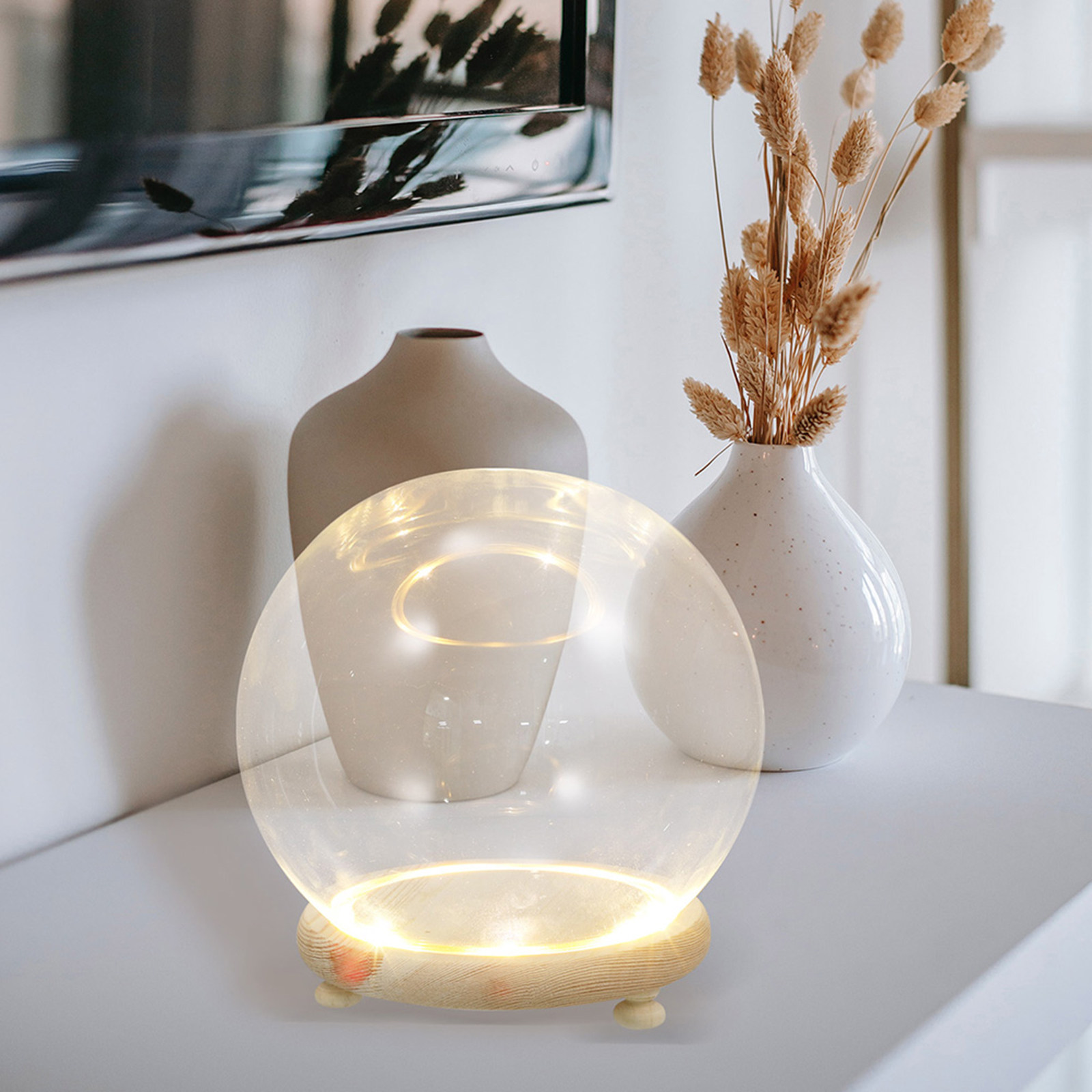 ตู้โชว์ทรงโดมแก้ว สำหรับดอกไม้ - Plastic Dome Clear บทวิจารณ์และราคา