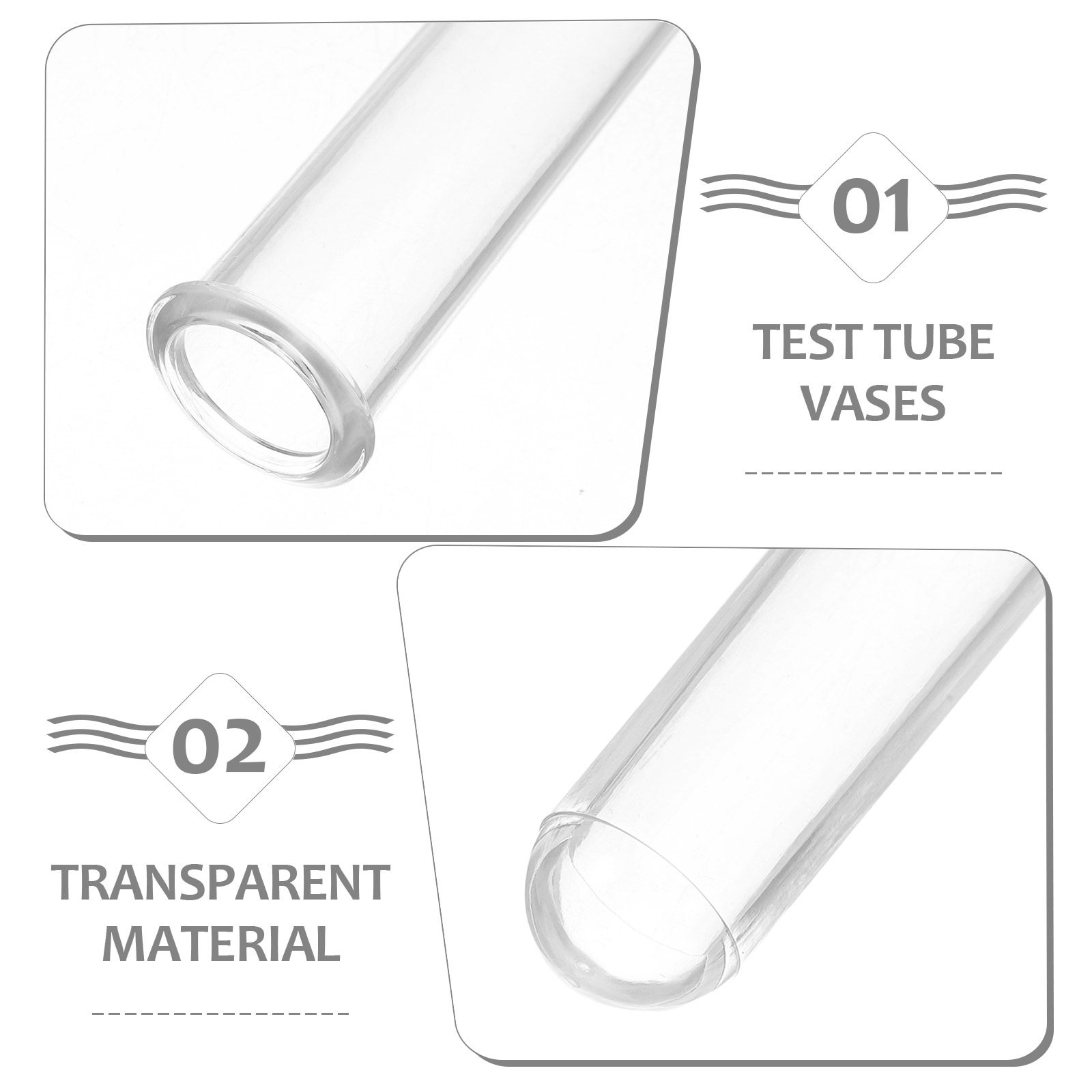 แจกันดอกไม้แบบหลอดทดลองใส 6 ชิ - Propagation Station Vase บทวิจารณ์และราคา