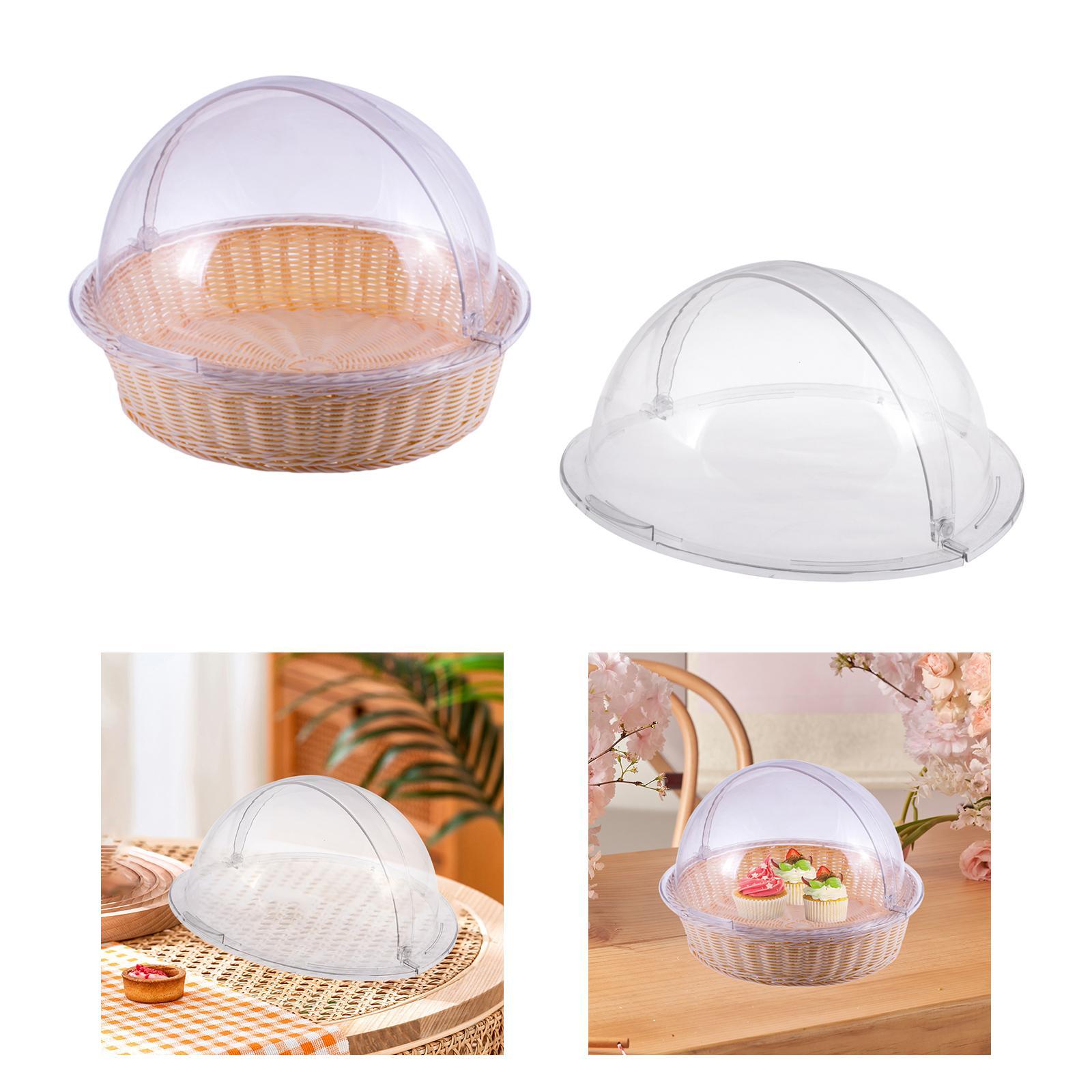 ฝาครอบเค้กใส ฝาครอบจานพกพาสะดว - Plastic Dome Clear บทวิจารณ์และราคา