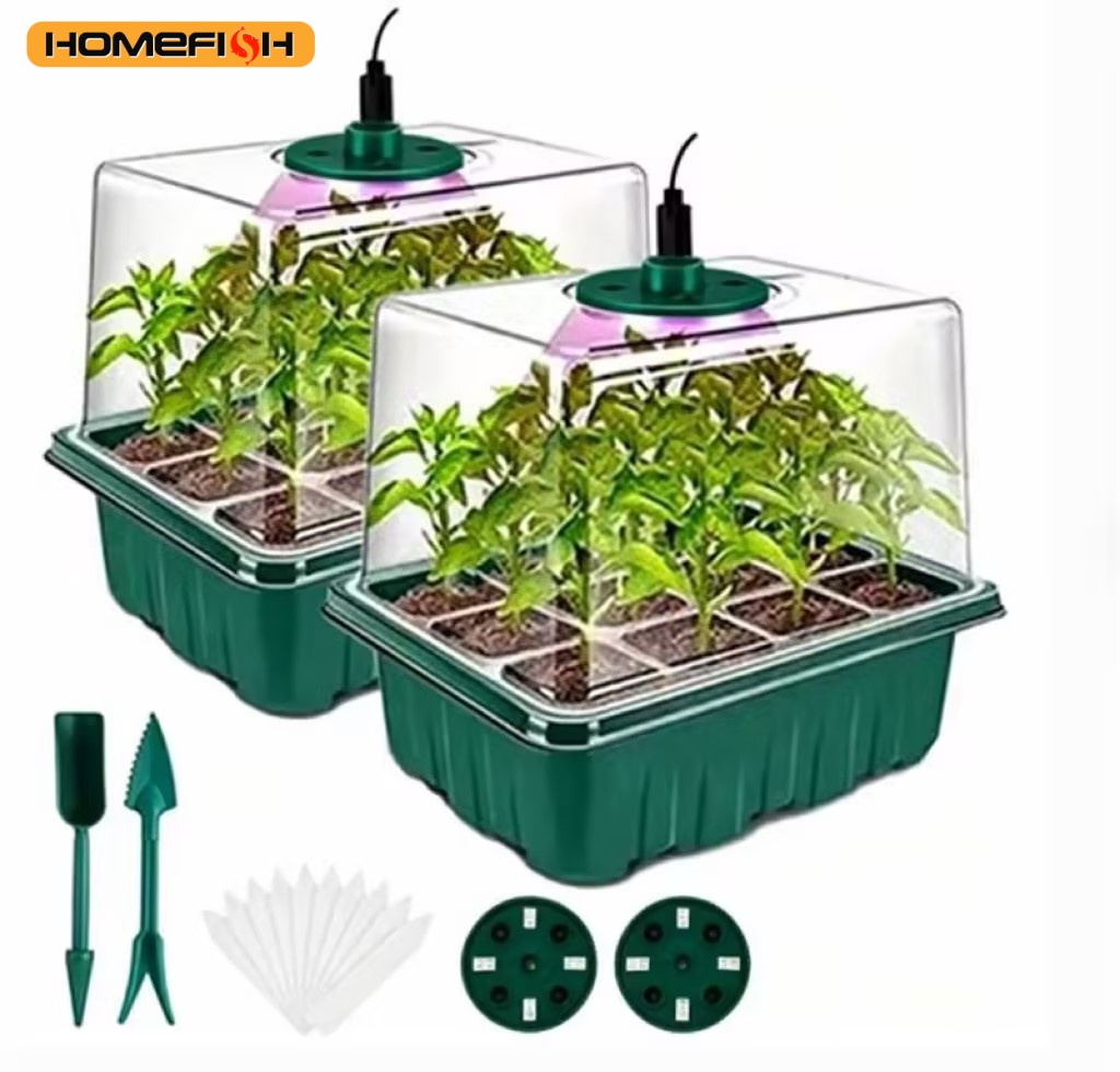 ถาดเพาะเมล็ดสำหรับใช้ในบ้าน พร - Humidity Dome Kit บทวิจารณ์และราคา
